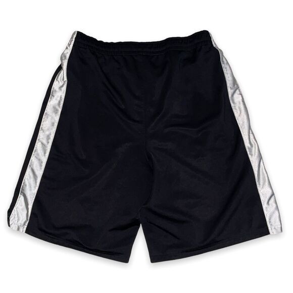 Nike Vintage Dazzle Basketball Shorts Sky Black Gray Silver White Large - Picture 3 of 8